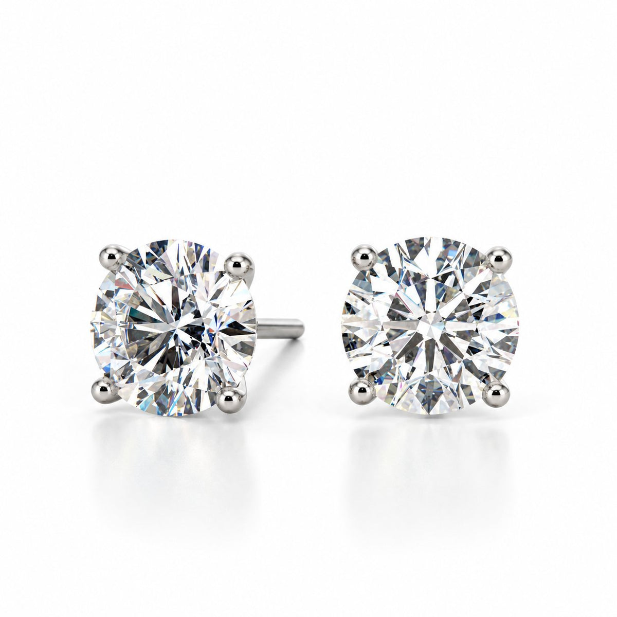 4.00ct.tw Lab Grown Diamond Stud Earrings 