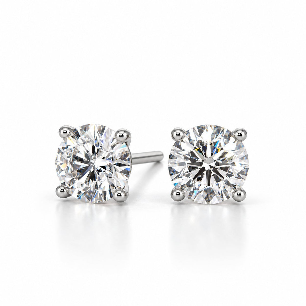2.00ct.tw Lab Grown Diamond Stud Earrings 