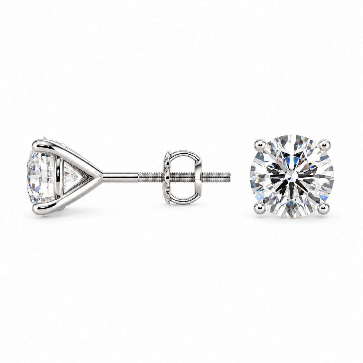 3.00ct.tw Lab Grown Diamond Stud Earrings 