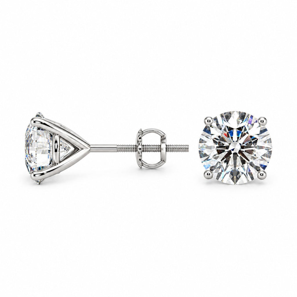 5.00ct.tw Lab Grown Diamond Stud Earrings 