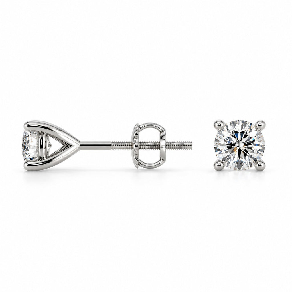 1.00ct.tw Lab Grown Diamond Stud Earrings 