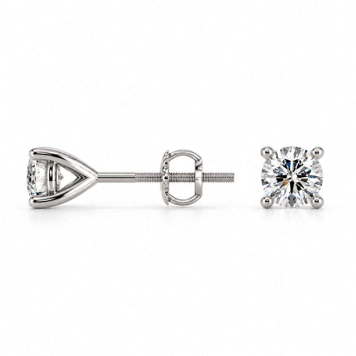 1.00ct.tw Lab Grown Diamond Stud Earrings 