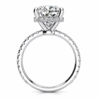 Iris Lab Grown Diamond Ring — white gold — side profile