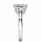 Janet Lab Grown Diamond Ring — white gold — end view
