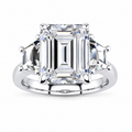 Janet Lab Grown Diamond Ring — white gold — front view