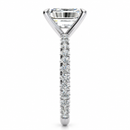 Jennifer Lab Grown Diamond Ring — white gold — end view