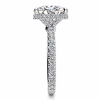 Jenny Lab Grown Diamond Ring — white gold — end view