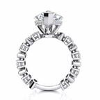 Josaphine Lab Grown Diamond Ring — white gold — side view