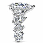 Joy Lab Grown Diamond Ring — white gold — end view