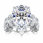 Joy Lab Grown Diamond Ring — white gold — front view