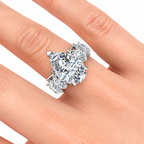Joy Lab Grown Diamond Ring — white gold — hand view