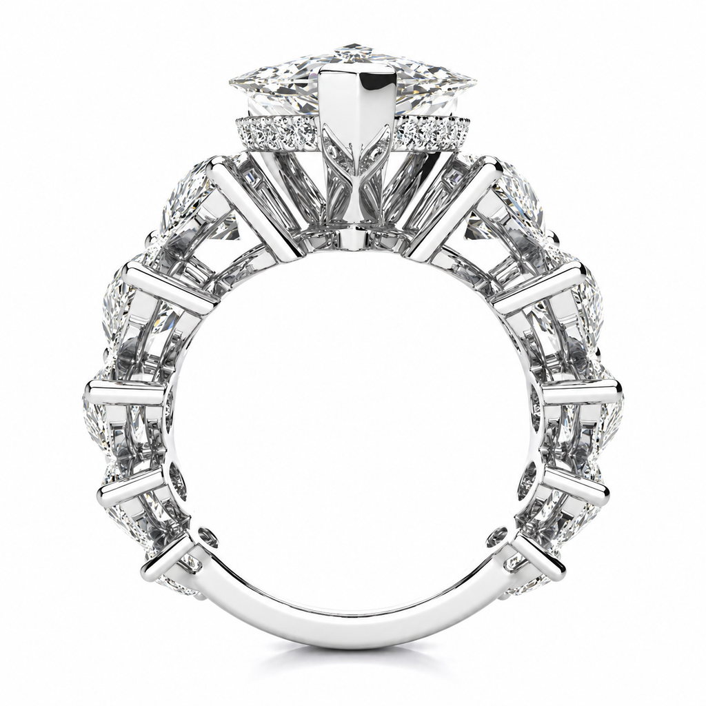 Joy Lab Grown Diamond Ring — white gold — side view