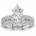 Jude Lab Grown Diamond Ring — white gold — front view
