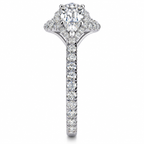 Kaitlyn Lab Grown Diamond Ring — white gold — end view