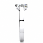 Lexi Lab Grown Diamond Ring — white gold — end view