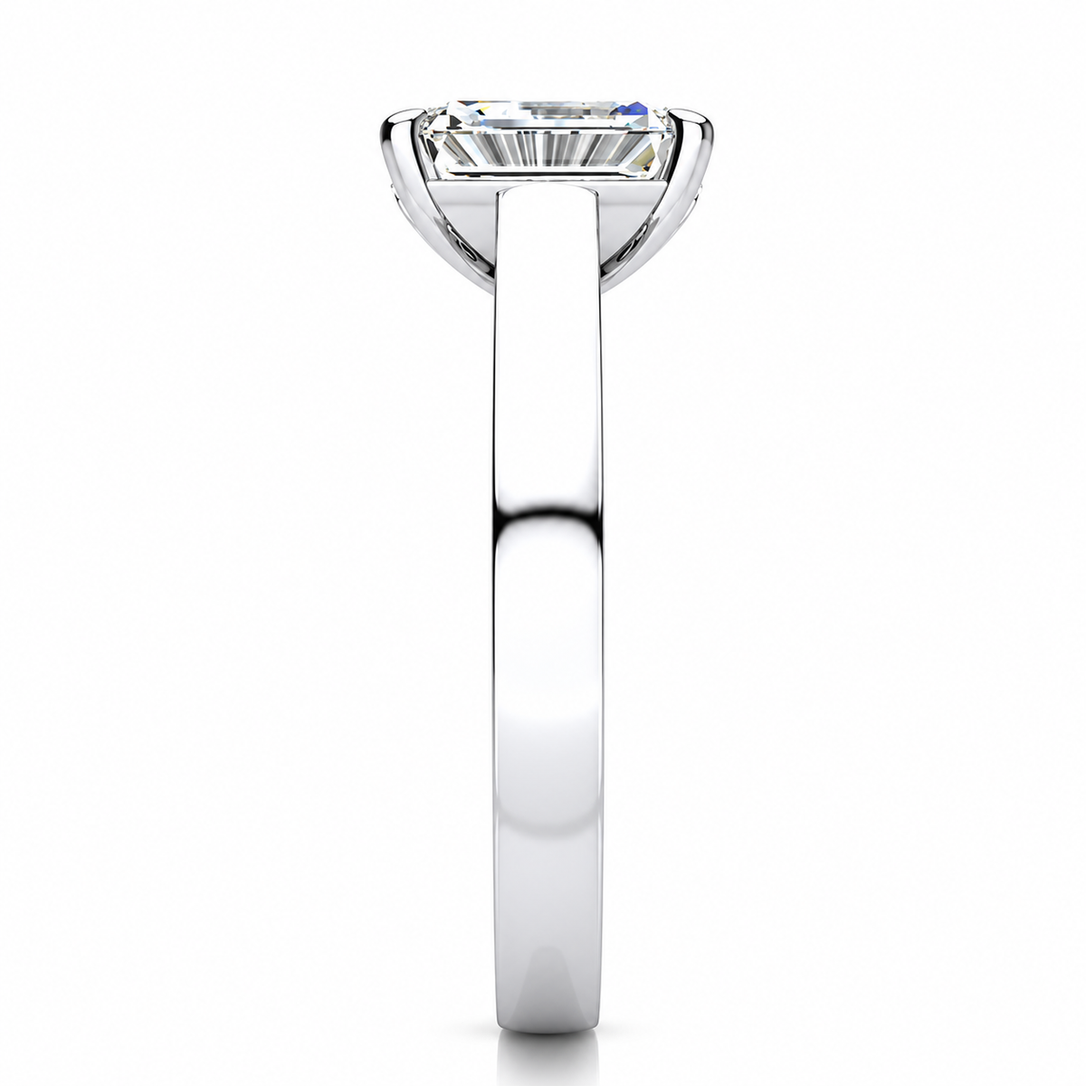 Lexi Lab Grown Diamond Ring — white gold — end view
