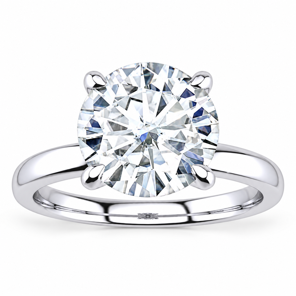Mackenzie Lab Grown Diamond Ring — white gold — front view