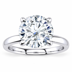 Mackenzie Lab Grown Diamond Ring — white gold — front view