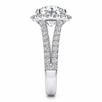 Margaret Lab Grown Diamond Ring — white gold — end view