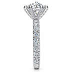 Marisa Lab Grown Diamond Ring — white gold — end view