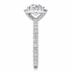 Miriam Lab Grown Diamond Ring — white gold — end view