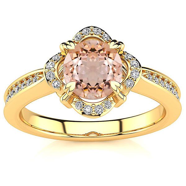 Luna Morganite Ring