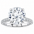 Nelly Lab Grown Diamond Ring — white gold — front view
