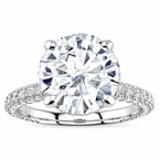 Nelly Lab Grown Diamond Ring — white gold — front view