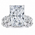 Pamela Lab Grown Diamond — white gold — front view