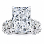 Pamela Lab Grown Diamond — white gold — front view