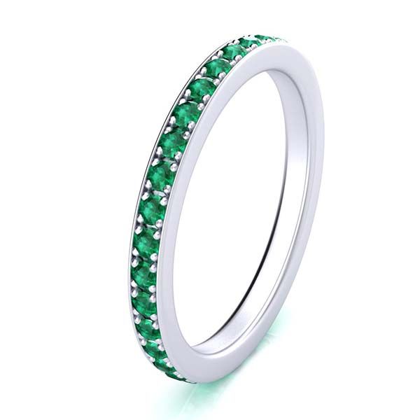 Sydney Emerald Eternity Ring