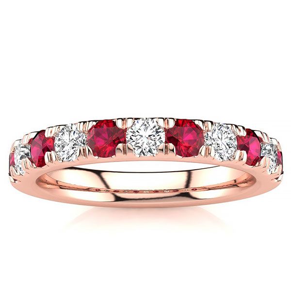 3.2mm Ruby Diamond Ring