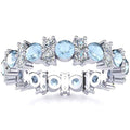 Garland Aquamarine And Diamond Ring