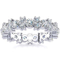 Garland Moissanite and Diamond Ring