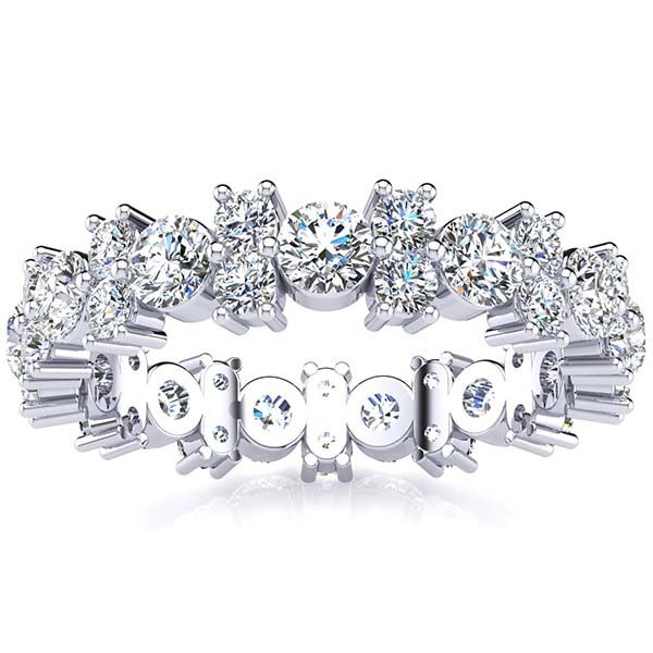 Garland Moissanite and Diamond Ring