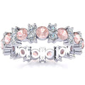 Garland Morganite And Diamond Ring