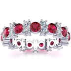 Garland Ruby And Diamond Ring