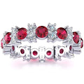 Garland Ruby And Diamond Ring