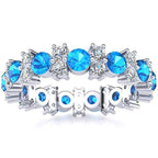 Garland Topaz And Diamond Ring