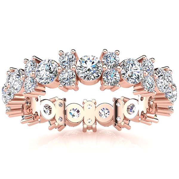 Garland Moissanite and Diamond Ring