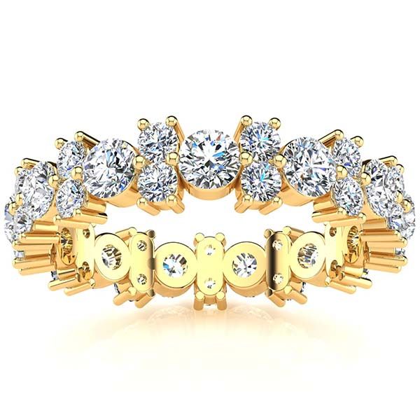 Garland Moissanite and Diamond Ring