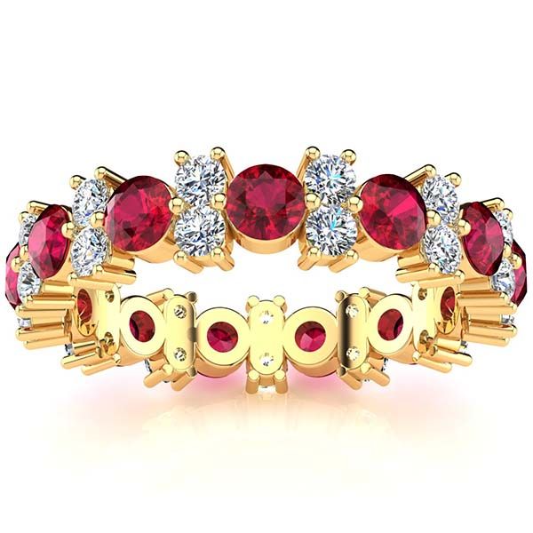 Garland Ruby And Diamond Ring