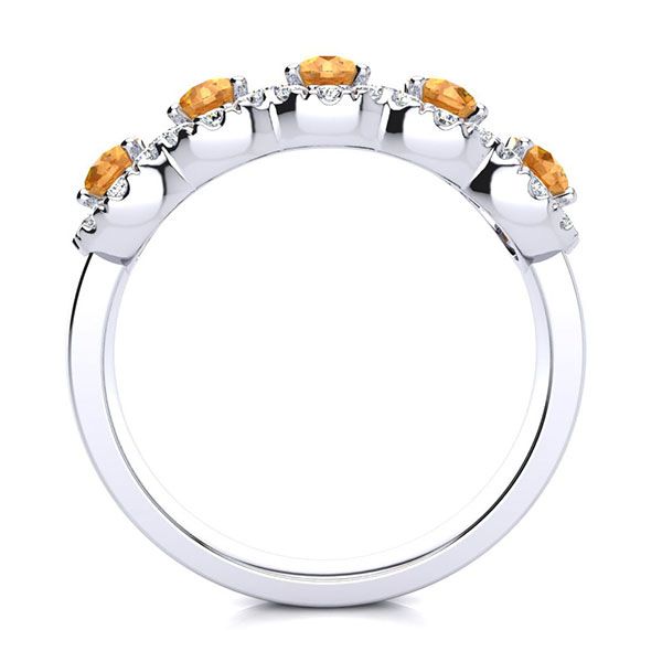 Amy Yellow Citrine Ring