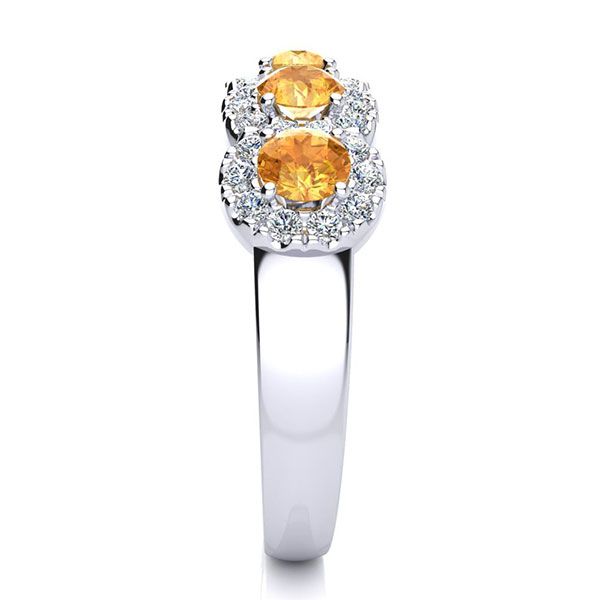 Amy Yellow Citrine Ring