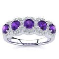 Amy Amethyst Ring