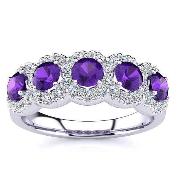 Amy Amethyst Ring