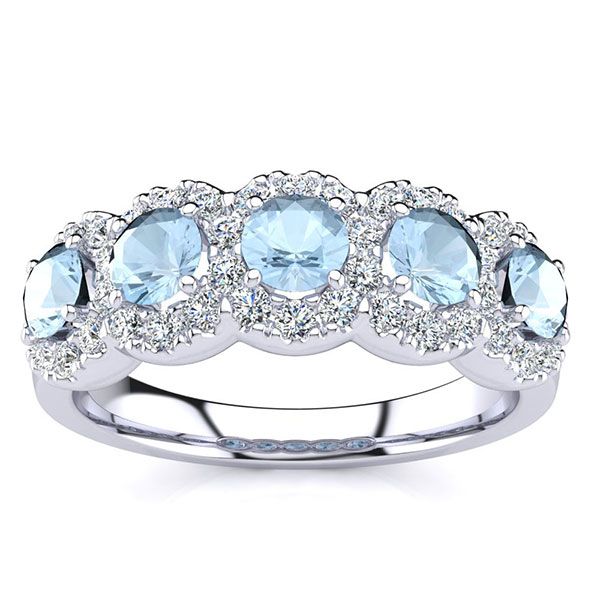 Amy Aqumarine Ring