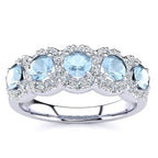 Amy Aqumarine Ring