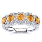 Amy Yellow Citrine Ring