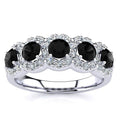 Amy Black Diamond Ring